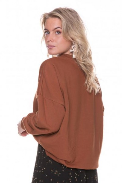 Lucky Star Sweater Dropped Shoulder