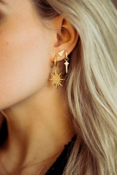 Northern Star Earring Gold