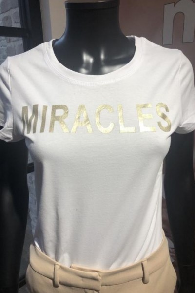 Miracles Tshirt Miracles Gold