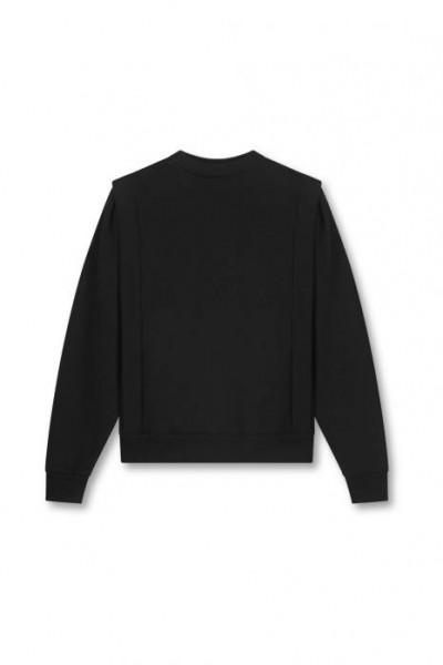 Homage Ribbed Detailing Sweater Black