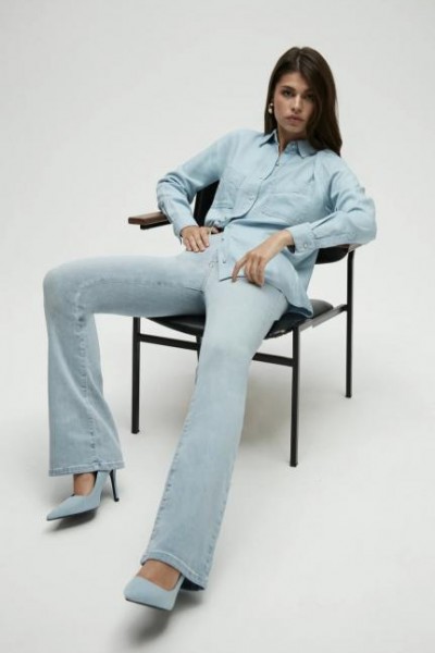 Homage Jane Flared Jeans Bright Blue