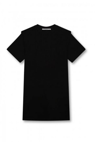 Homage T shirt dress Black
