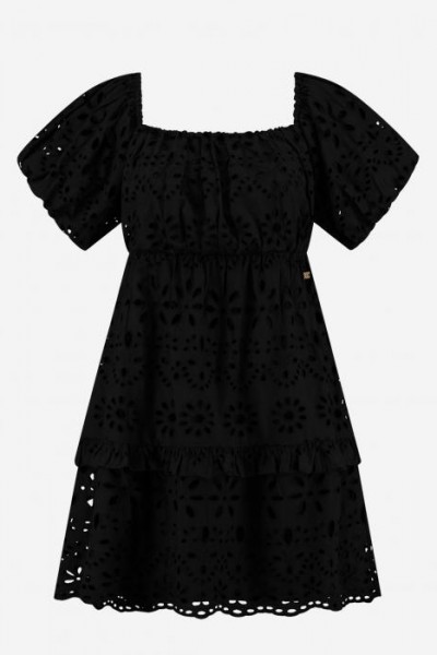 Nikkie Chalon Off Shoulder Dress Black