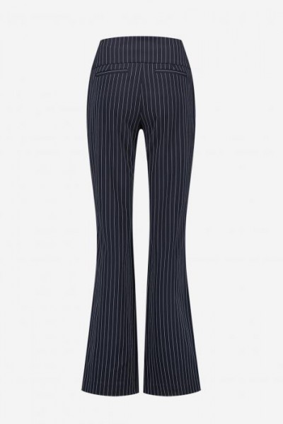 Nikkie Ellis Pinstripe Broek Navy