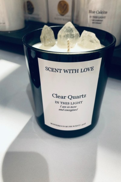 Scent With Love Geurkaars Clear Quartz Mysterious 