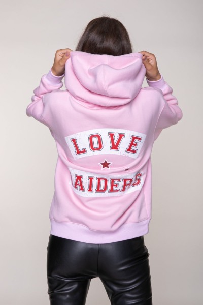 Love Raiders Oversized Hoodie Pink