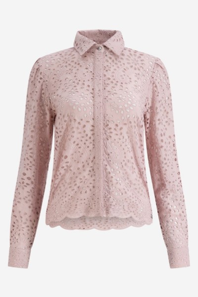 Nikkie Rebecy Broderie Blouse Pink