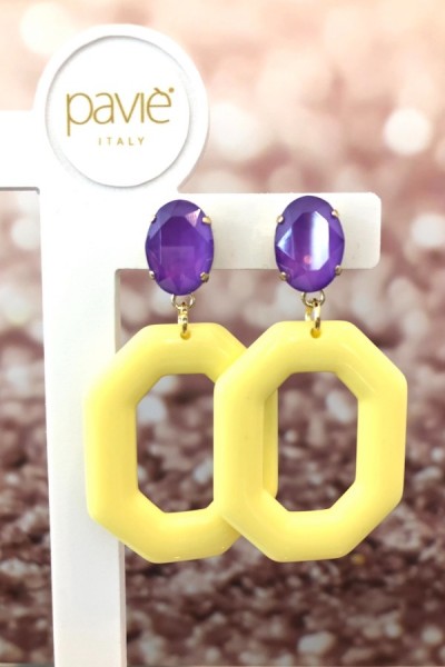 pavie-italy-earring-menta-giallo-viola-pavie-italy-oorring-menta-paars-geel