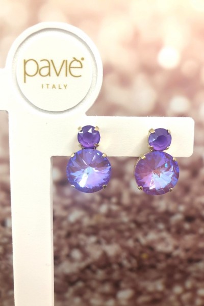 pavie-italy-earring-paola-boreale-viola-pavie-italy-oorring-paola-paars