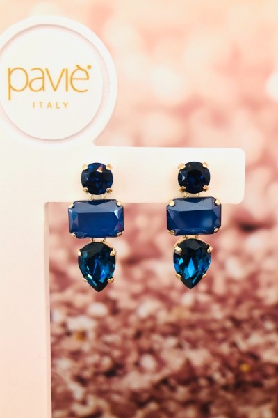 Pavie Italy Earring Mona Blue