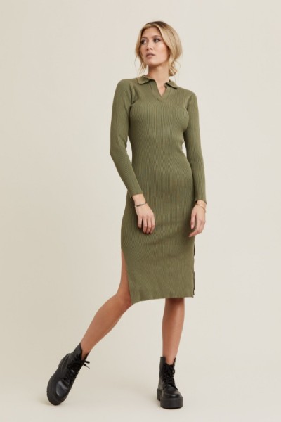 Mikaela Dress Army Green