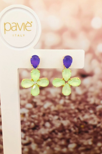 pavie-italy-earring-fluo-maria-lilac-mint-pavie-italy-earring-maria-fluo-lilac-mint
