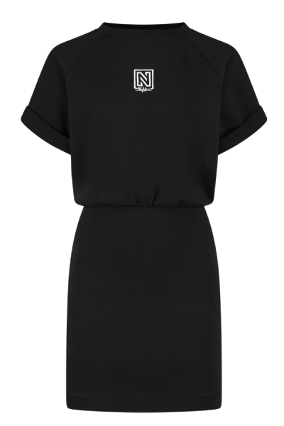 Nikkie fancy SS Sweat Dress Black