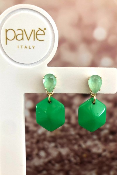 Pavie Italy Earring Sera Poison Green