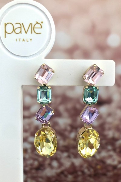 Pavie Italy Earring Fortuna Pastel