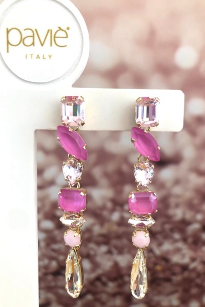 pavie-italy-earring-vicenza-pink-pavie-italy-oorring-vicenza-roze