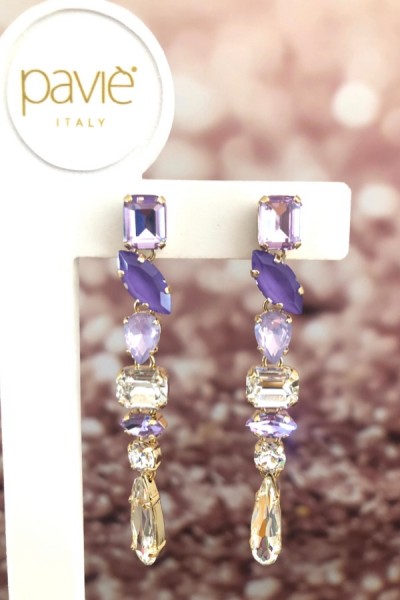 Pavie Italy Earring Vicenza Lilac