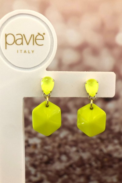 Pavie Italy Earring Sera Yellow Green
