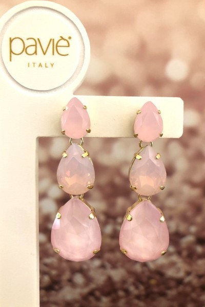 pavie-italy-oorring-simone-pink-pavie-italy-earring-simone-pink