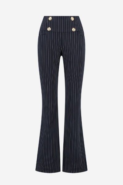 Nikkie Ellis Pinstripe Broek Navy