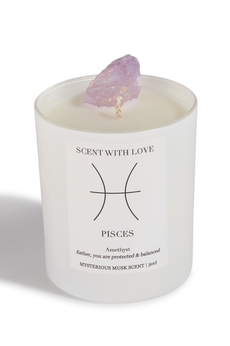 Zodiac Scented Candle Pisces