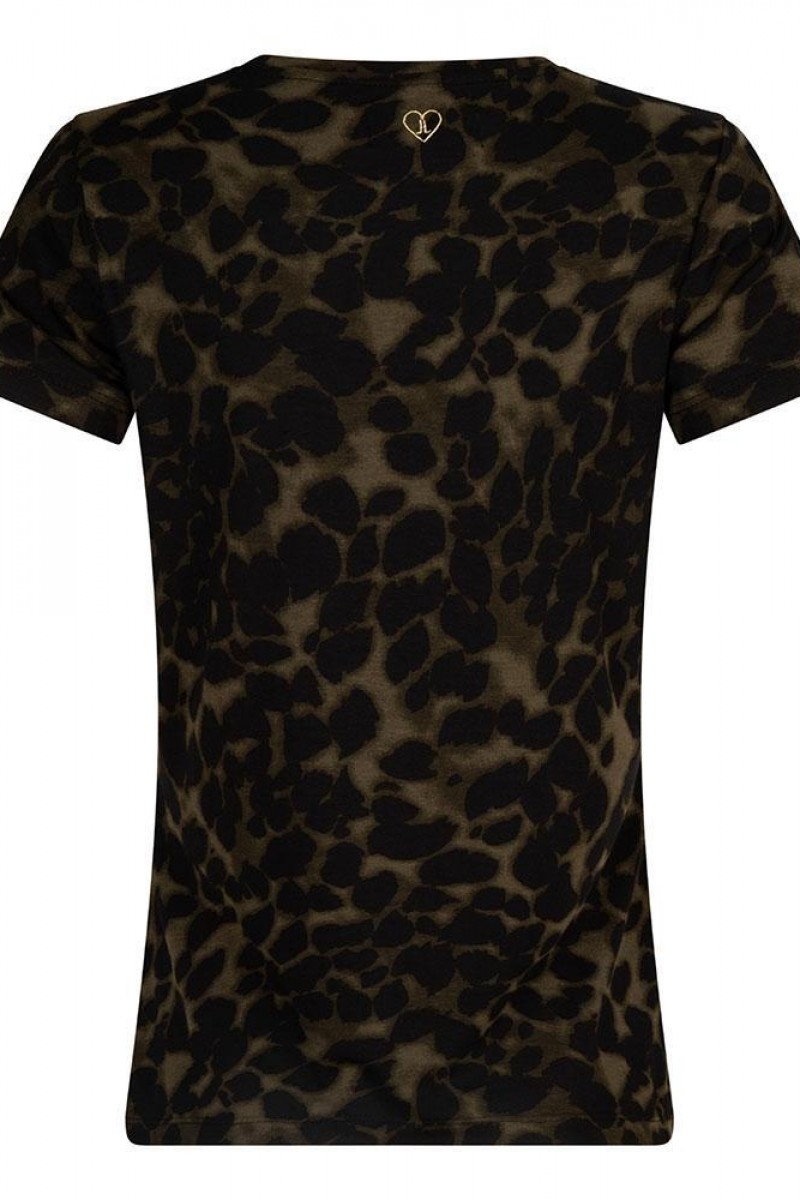 Jacky Luxury Tshirt leopard Army