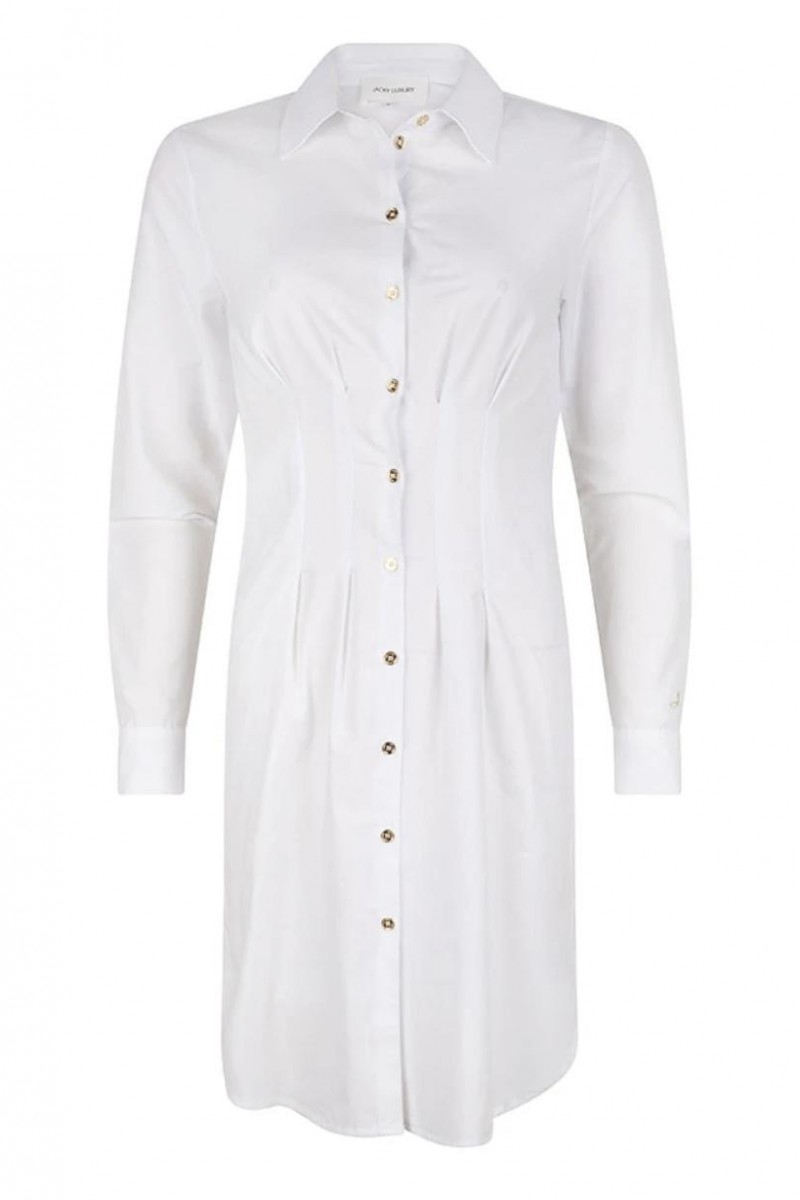 Jacky Luxury Shirt Dress Off white
