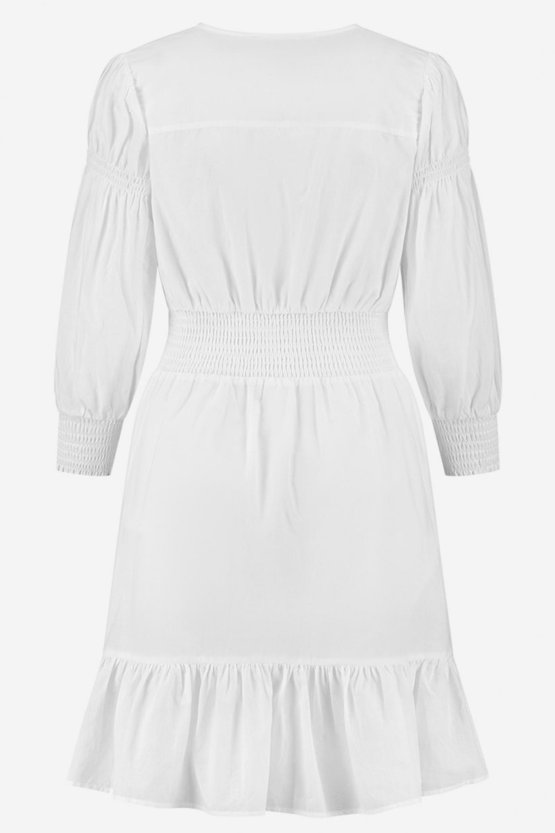 Fifth House Riso Short Dress White