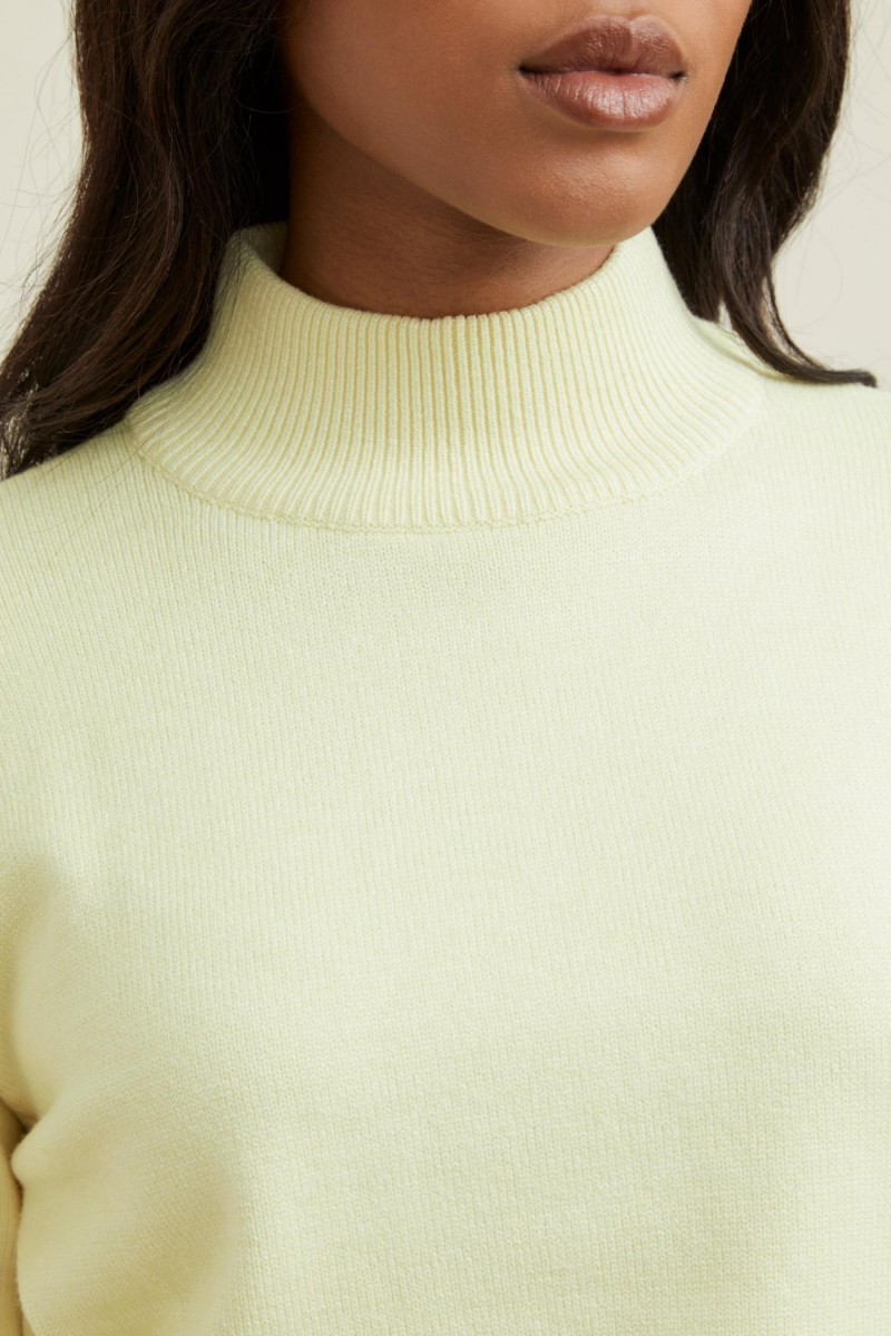 Zelda Knit Sweater Geel