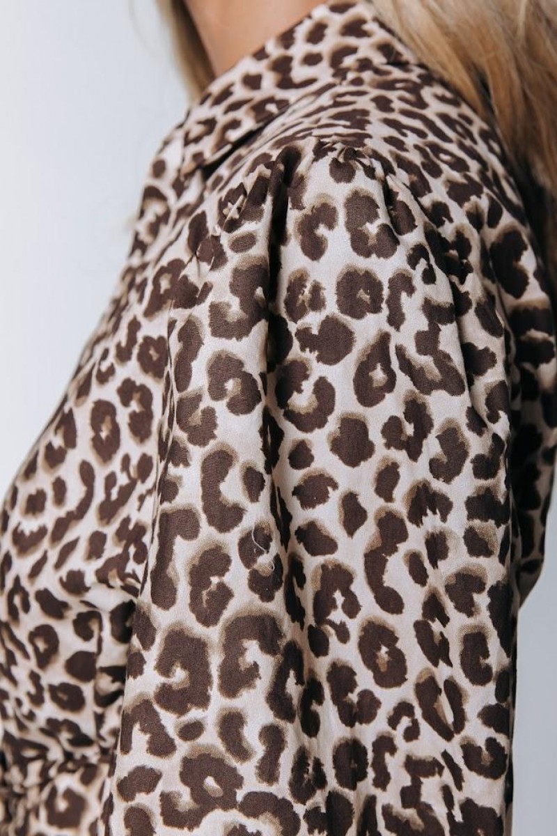 Davina Leopard Maxi Dress