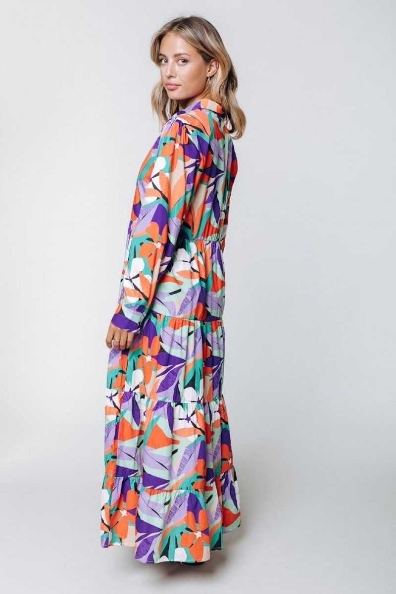 Vianne Maxi Dress Multicolor