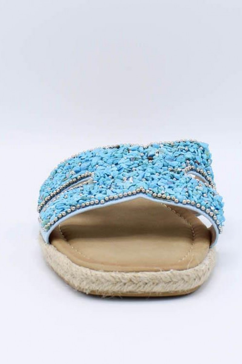 Slipper Aruba Turquoise