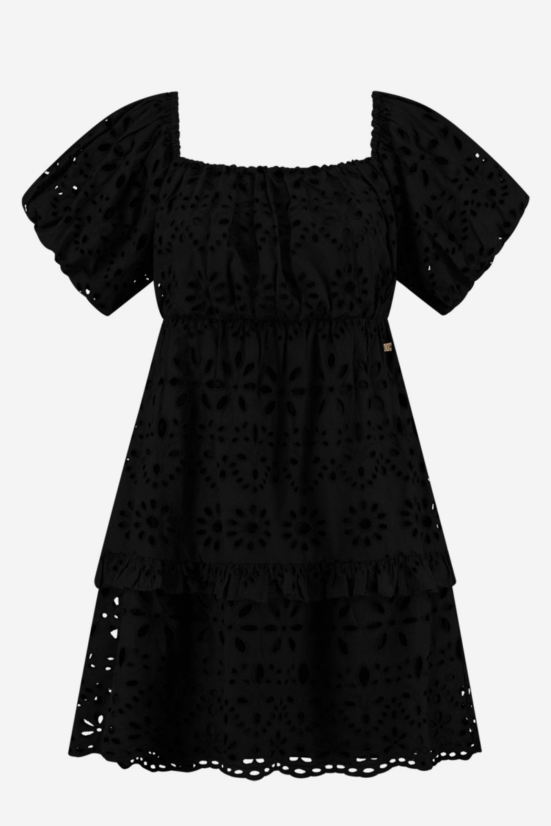 Nikkie Chalon Off Shoulder Dress Black