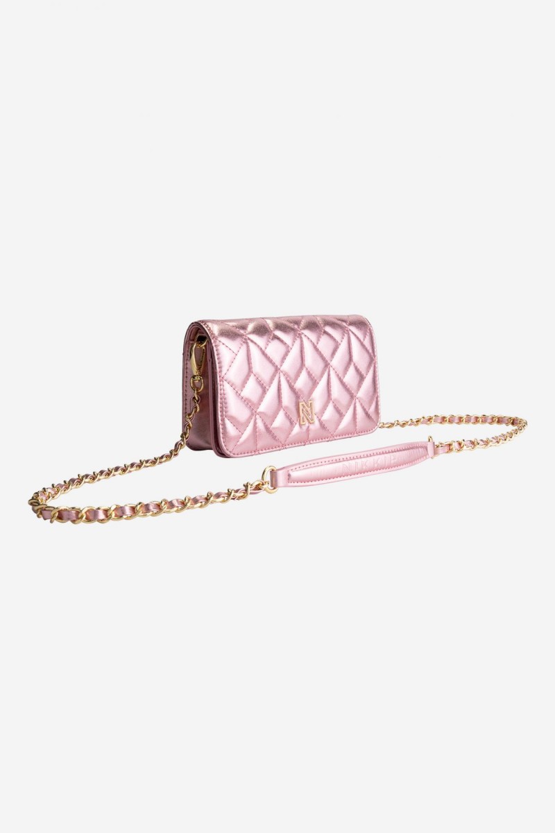 Nikkie Abby Metallic Shoulderbag Fondant