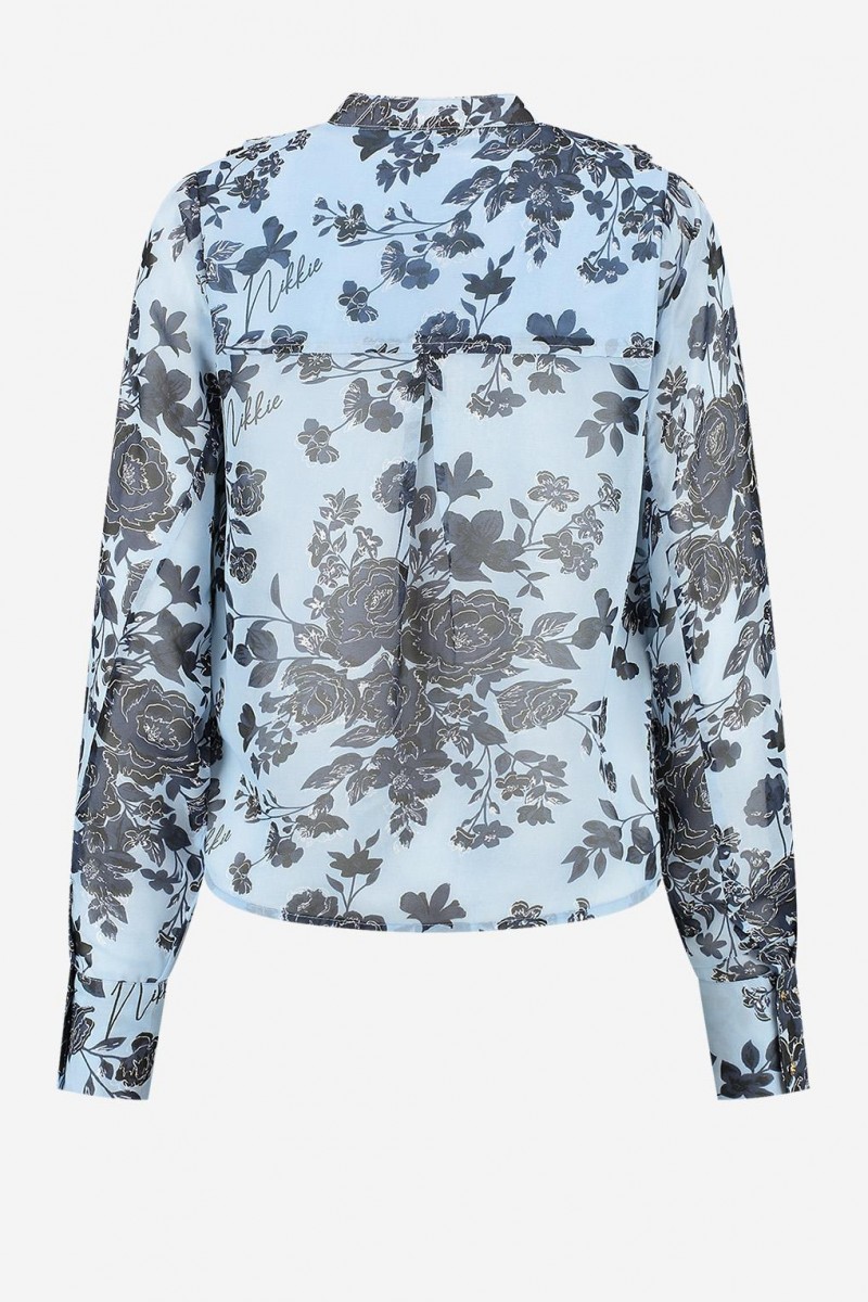 Nikkie Eufaula Blouse Powder Blue