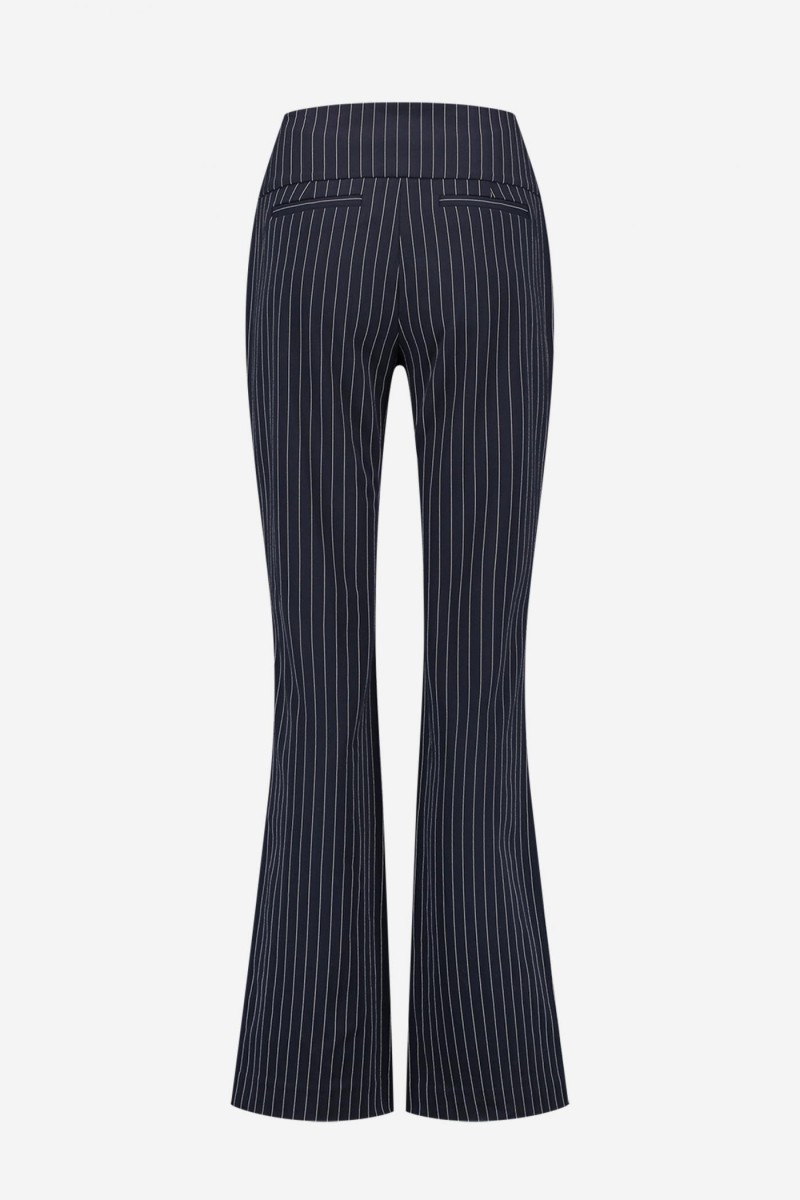 Nikkie Ellis Pinstripe Broek Navy