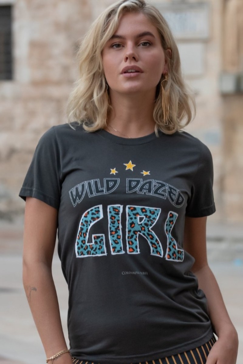 Wild Dazed Girl Classic Tshirt Pirate