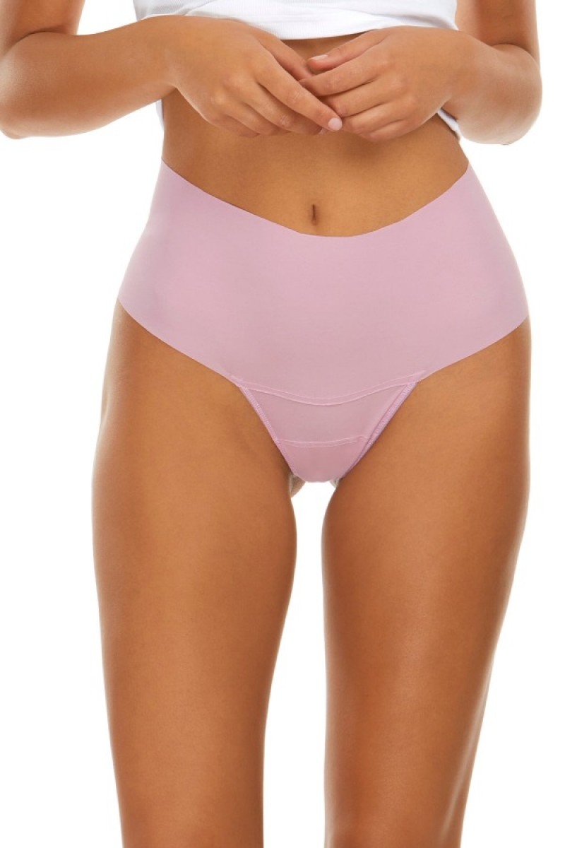 Hanky Panky Breathe High Rise String Provence Pink