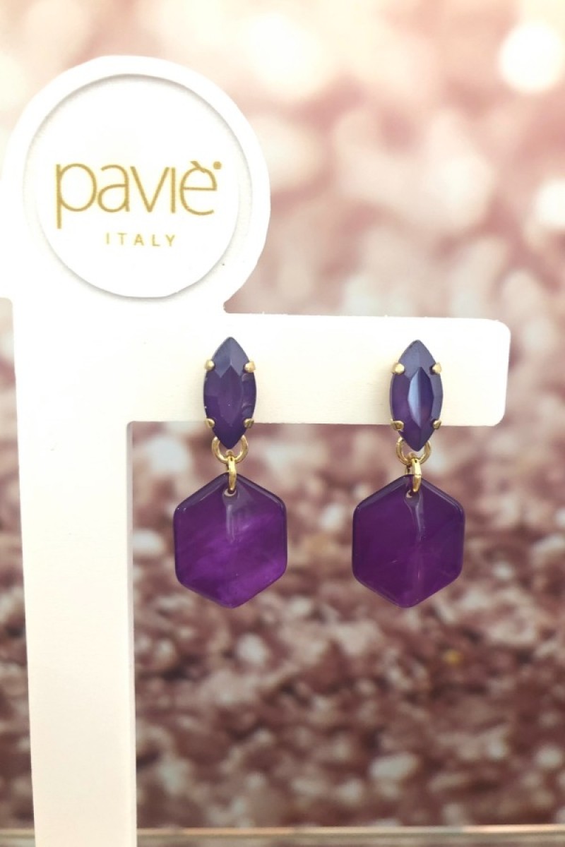 Paviè Italy Oorring Sera Violet