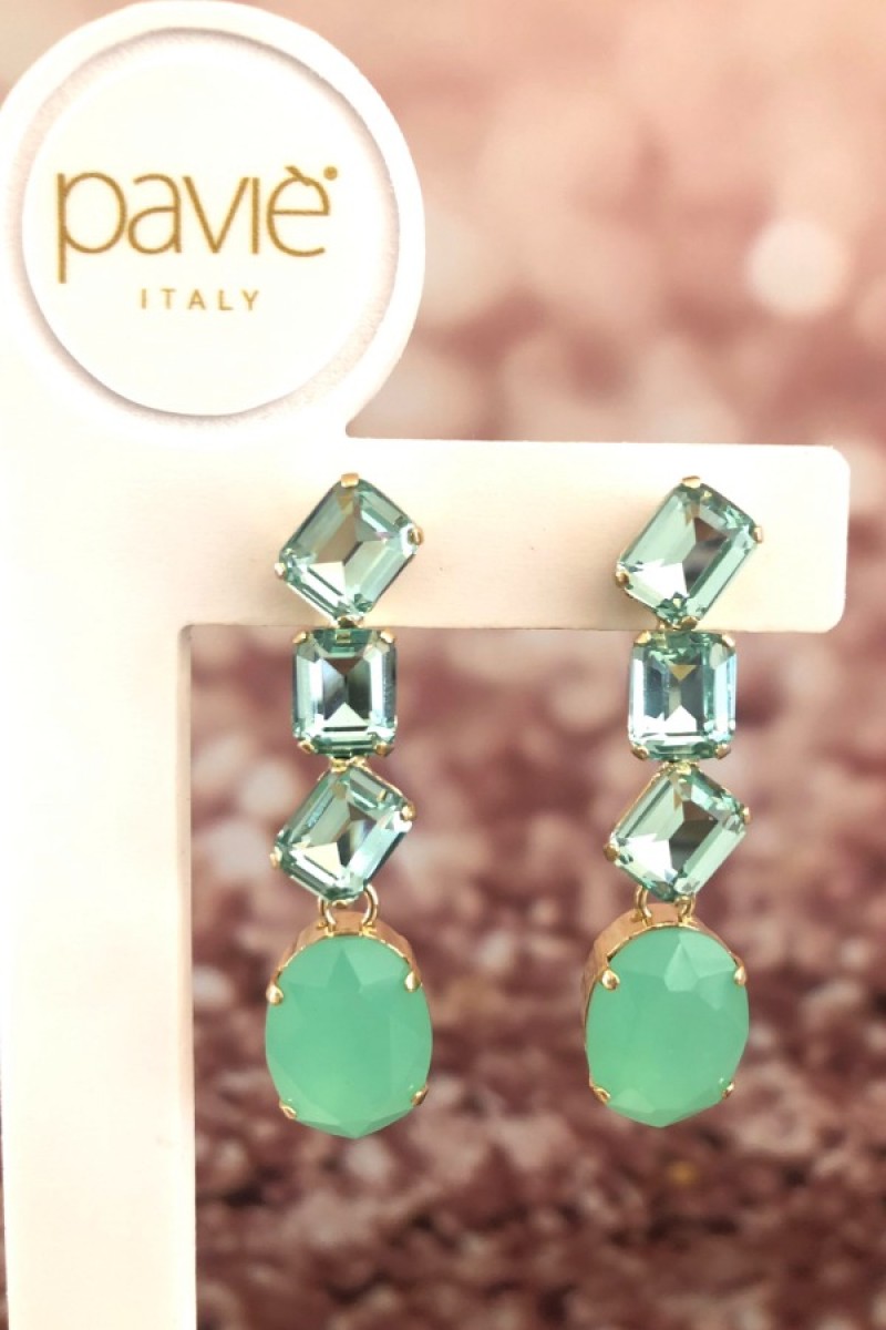 Pavie Italy Earring Fortuna Green