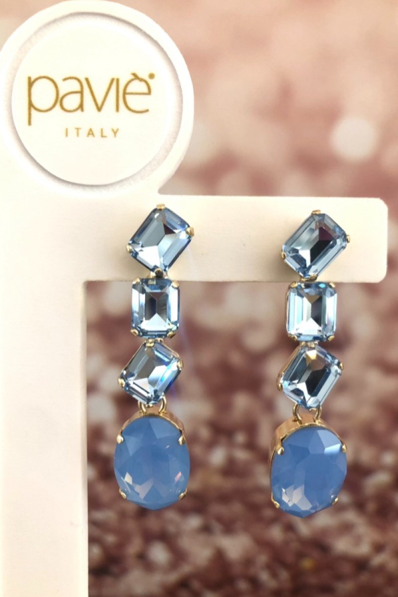 Pavie Italy Earring Fortuna Blue