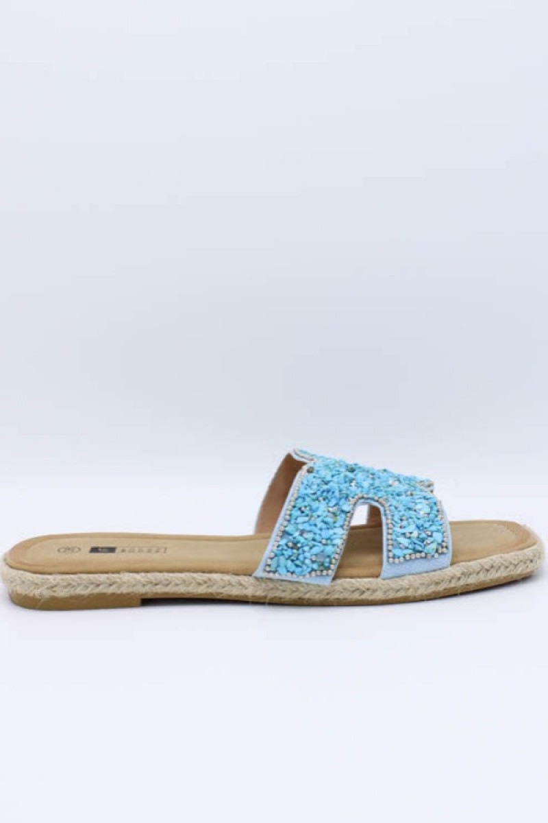 Slipper Aruba Turquoise